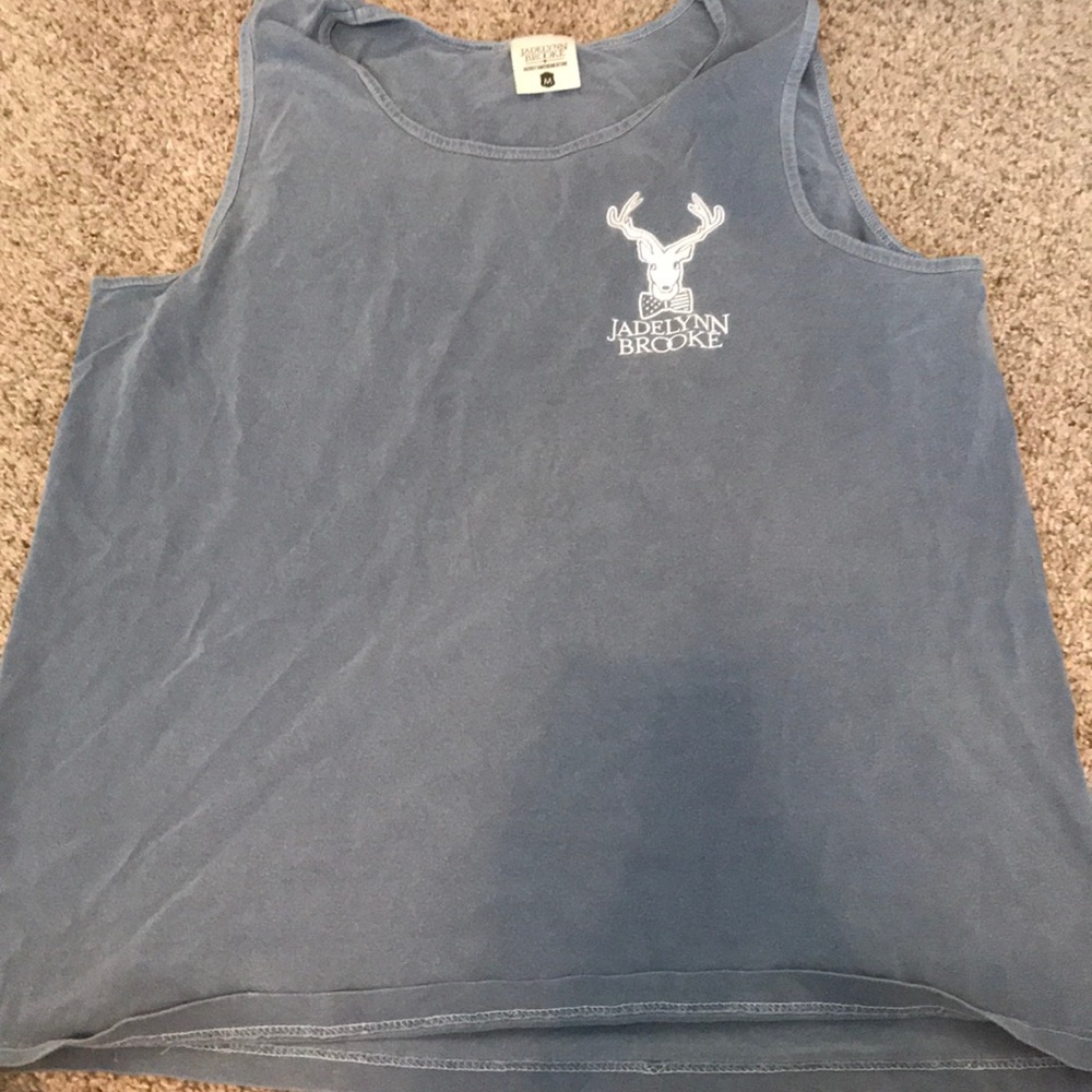 blue jadelynn brooke tank top